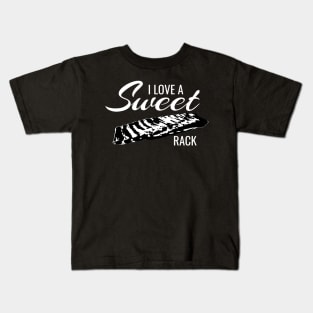 Funny I Love A Sweet Rib Rack BBQ Grill Summer T-Shirt Kids T-Shirt